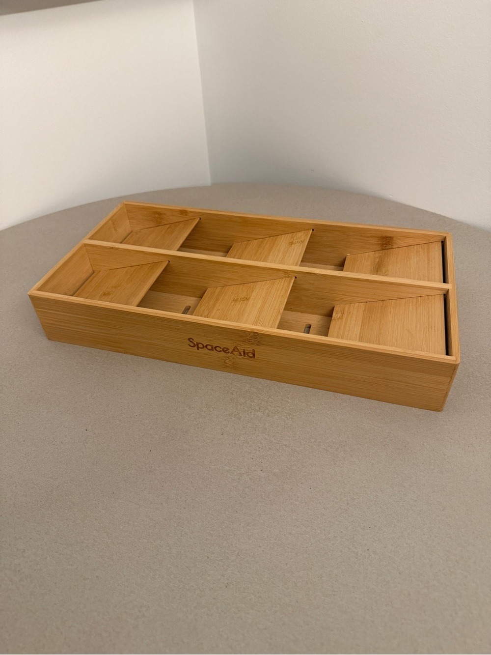 Bamboo Silverware Organizer